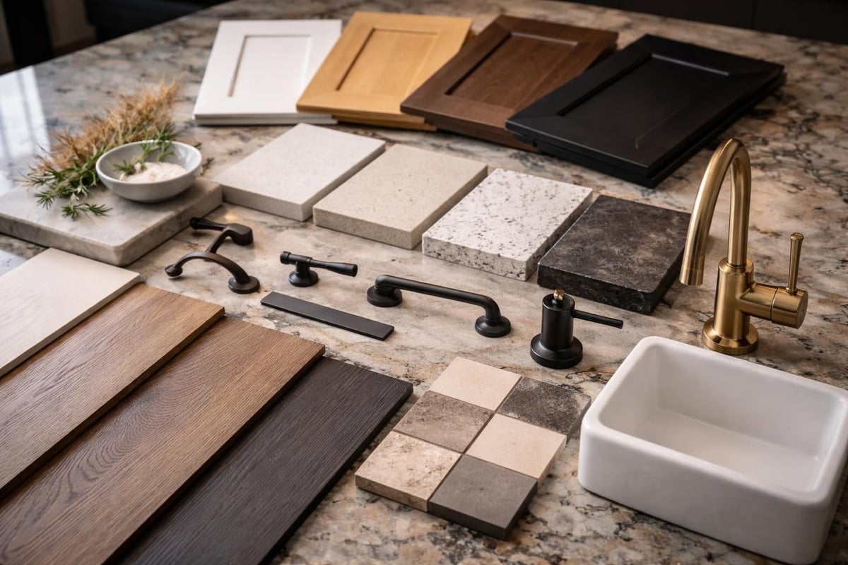 Kitchen materials and finishes