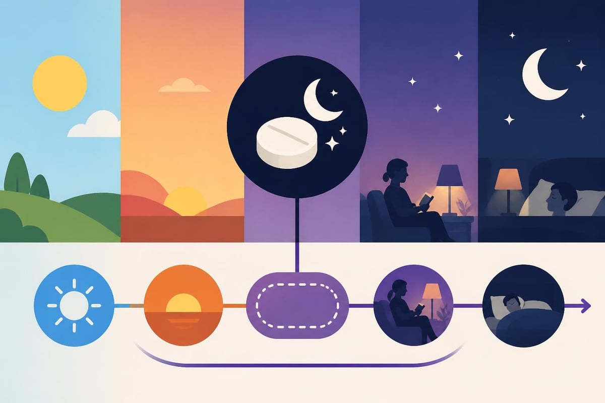Melatonin timing strategy