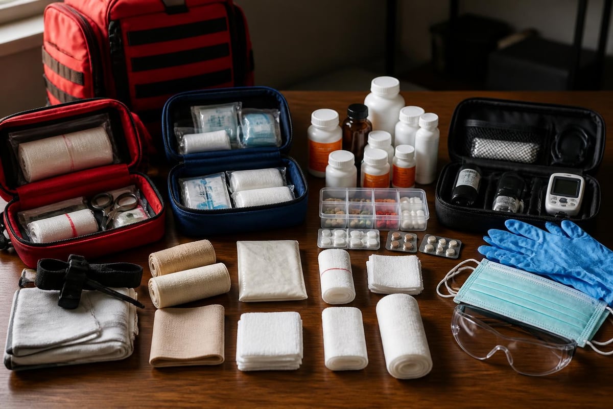 First aid kit organization system