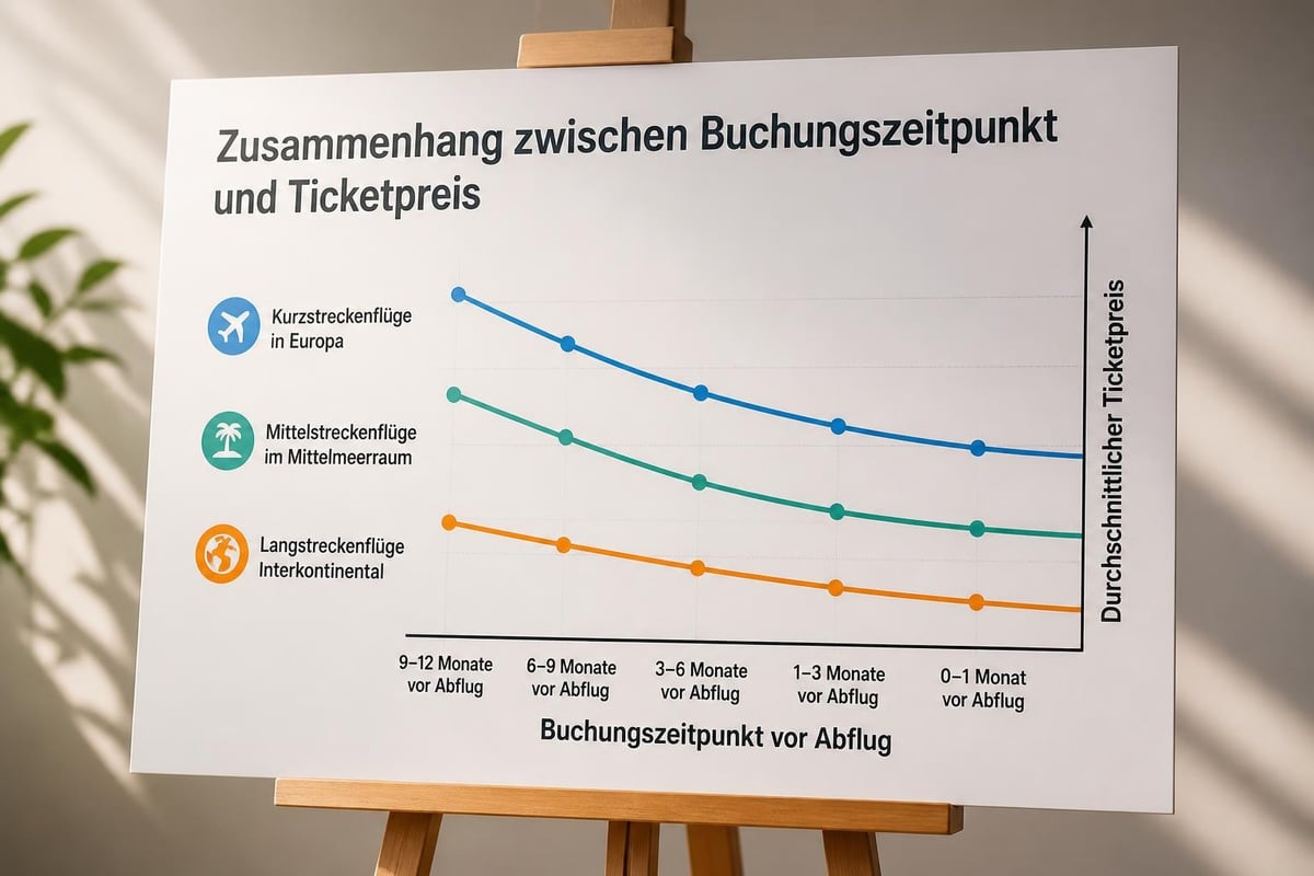Optimale Buchungszeitpunkte für Flüge