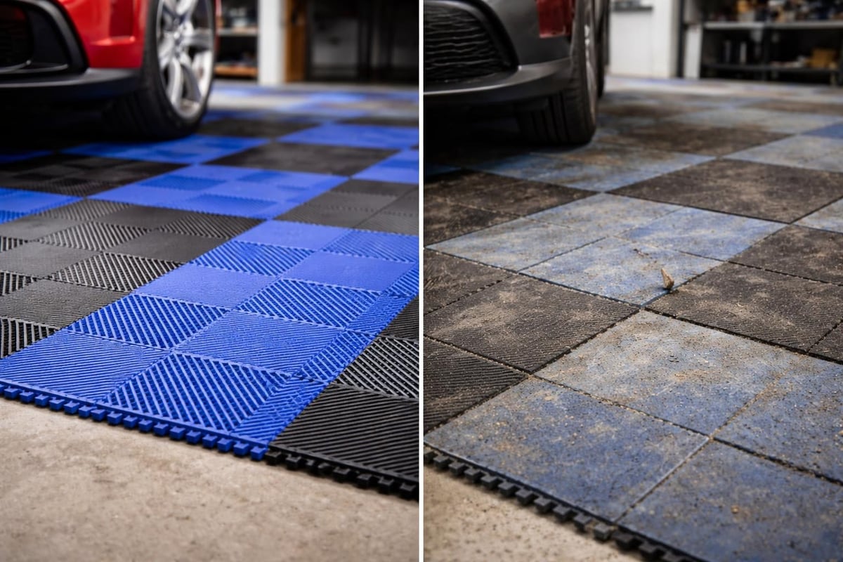 Garage tile maintenance comparison