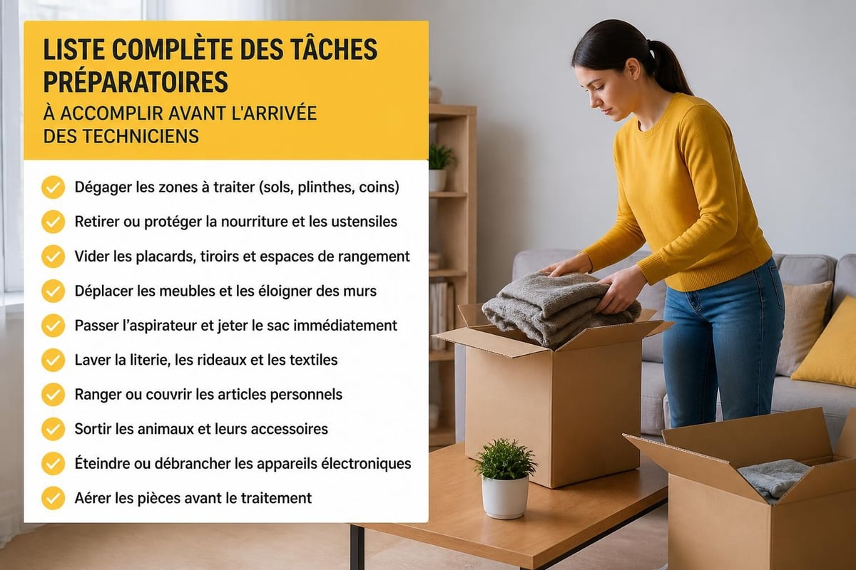 Checklist de préparation