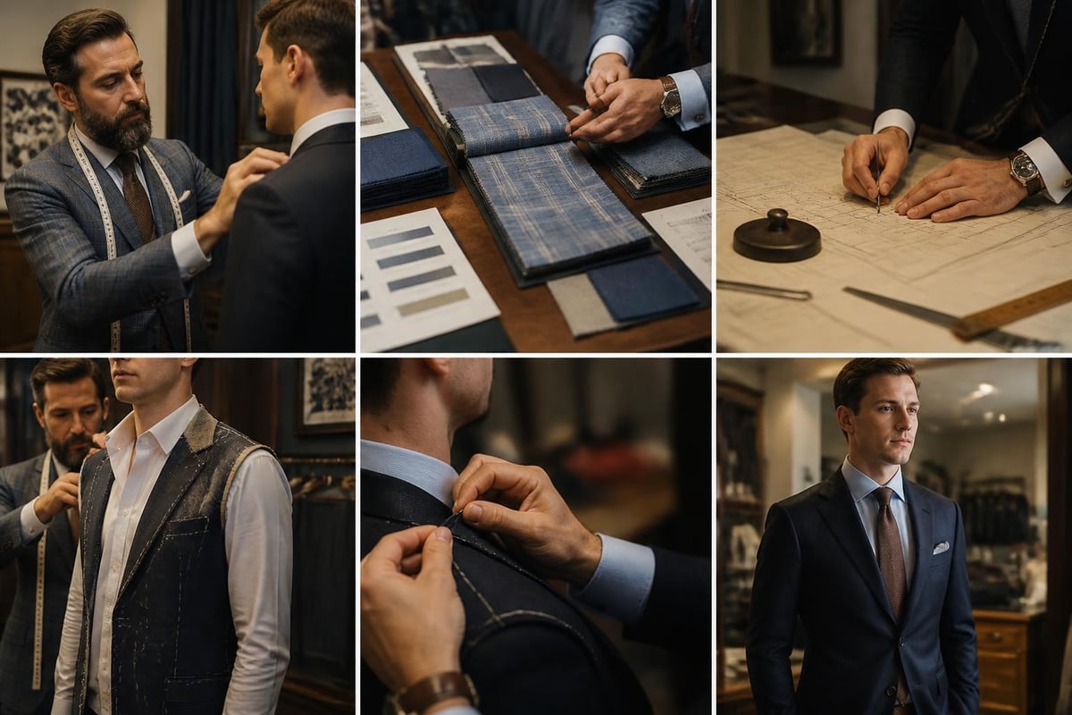 Bespoke tailoring workflow steps