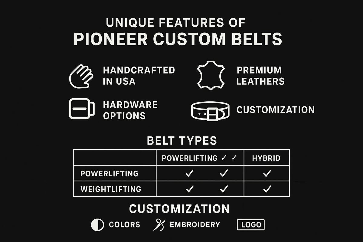 Understanding Pioneer Custom Belts