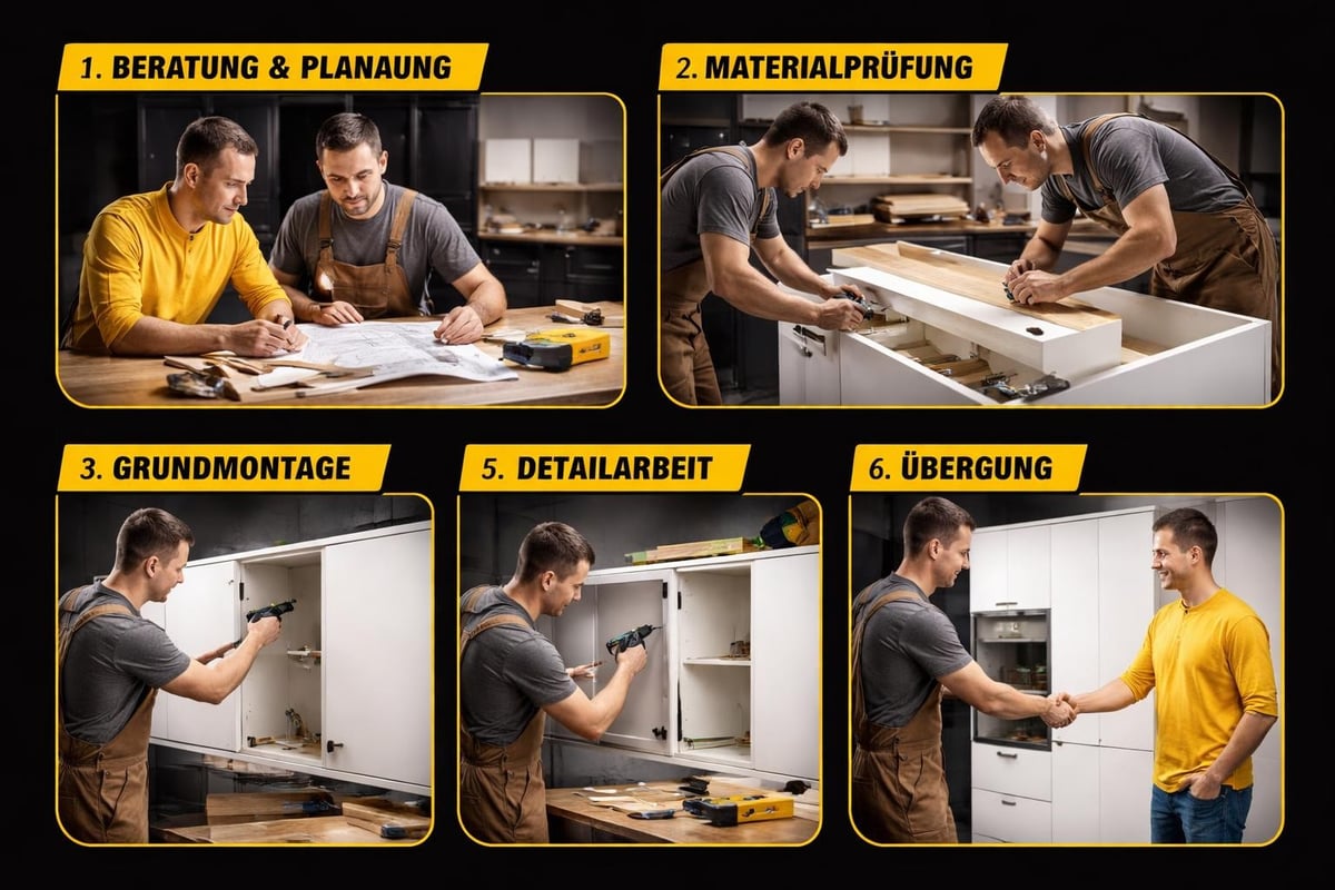 Möbelmontage Ablauf