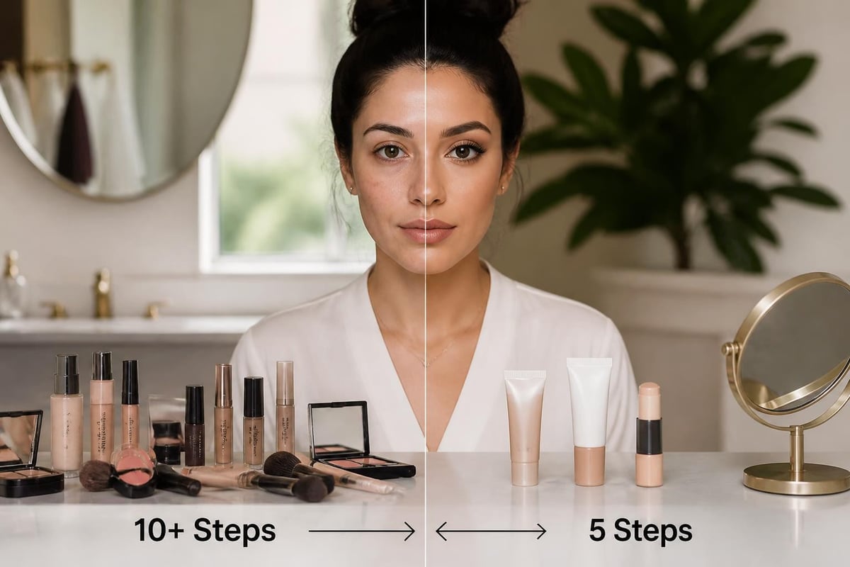 Korean makeup routine organization