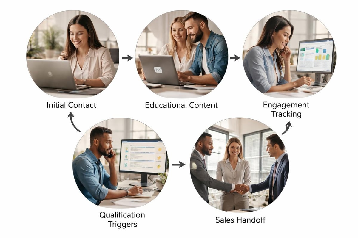 Lead nurturing workflow
