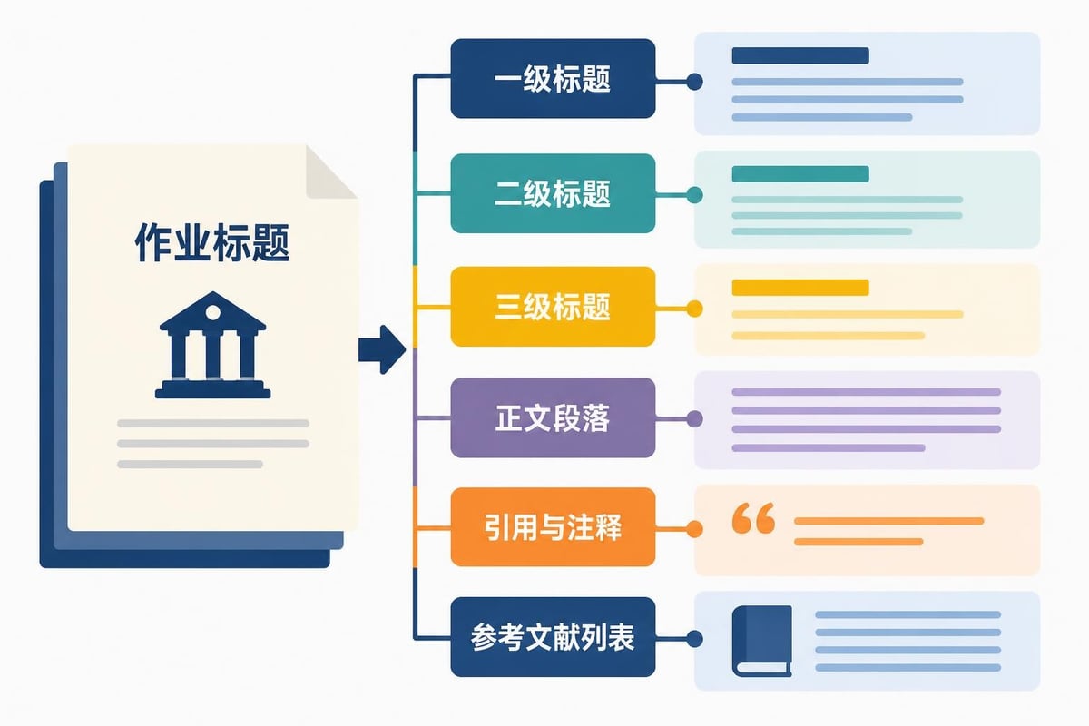 Academic paper structure hierarchy
