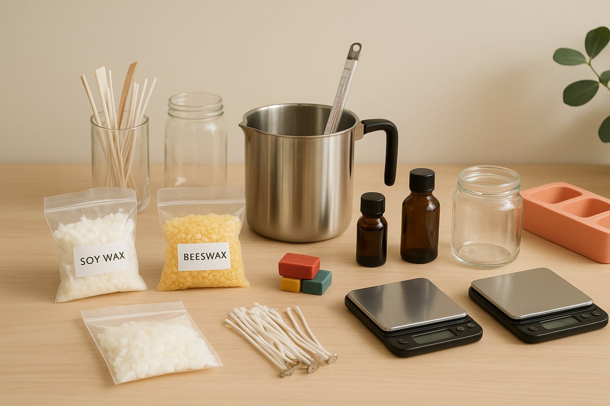 Essential Materials and Tools for Candle Making
