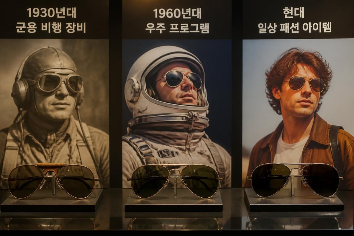 에비에이터 선글라스 역사