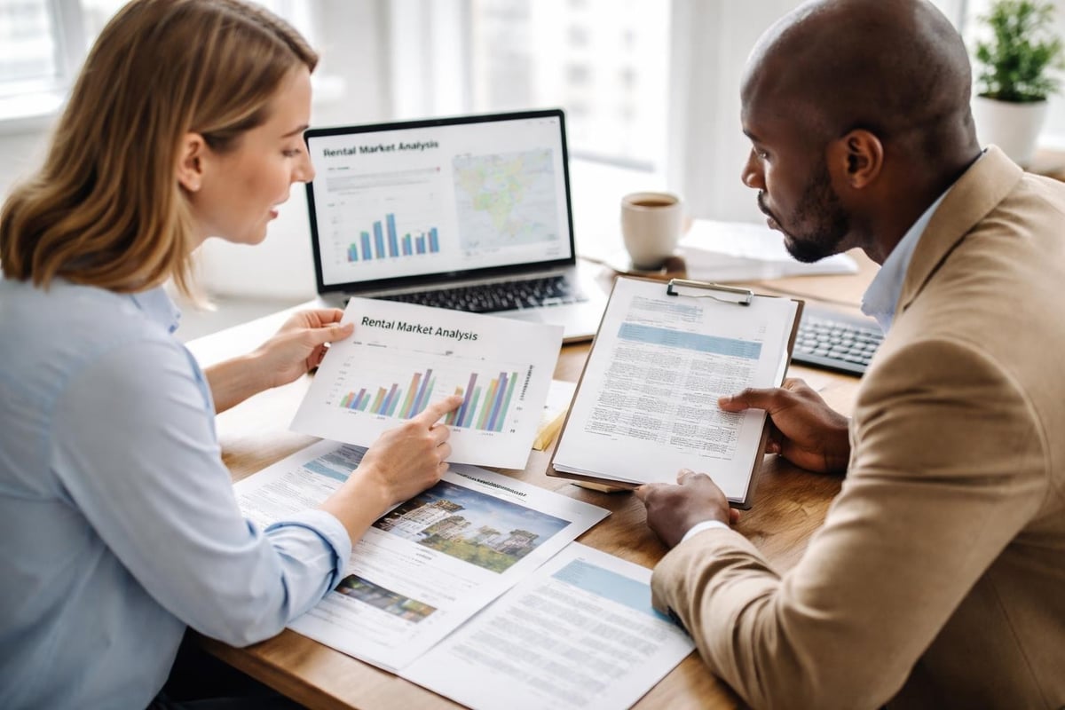 Rental brokerage market analysis workflow