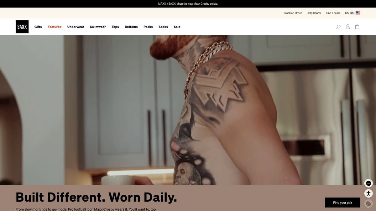 9 Essential Fitness Underwear Picks for 2025 Athletes - Saxx Kinetic HD Boxer Brief