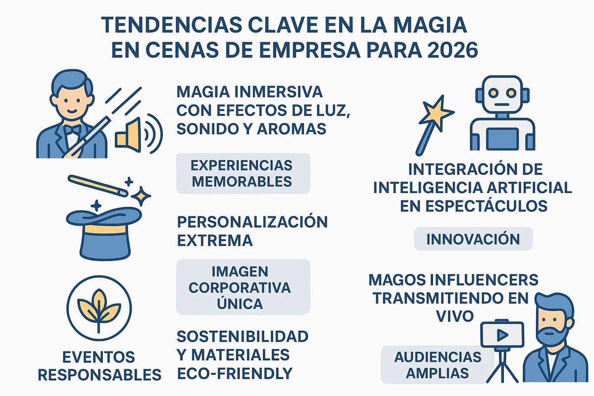 Tendencias y novedades en magia corporativa para 2026