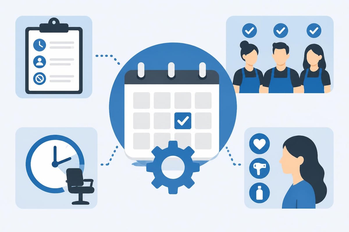 Scheduling software features