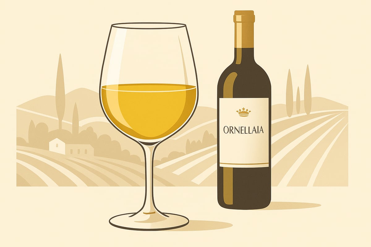 Note di Degustazione: Colore, Profumi e Gusto di Ornellaia Bianco