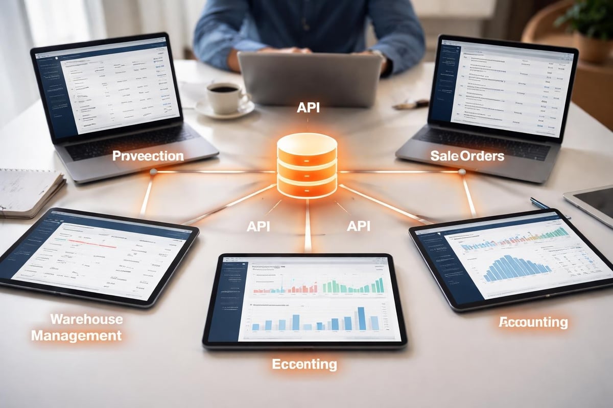 Accurate Inventory Management for Business Success System integration workflow
