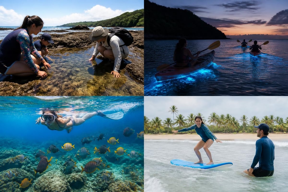 Diverse coastal excursions
