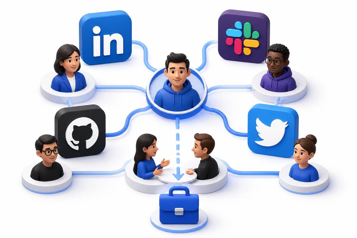 Modern networking channels for job seekers