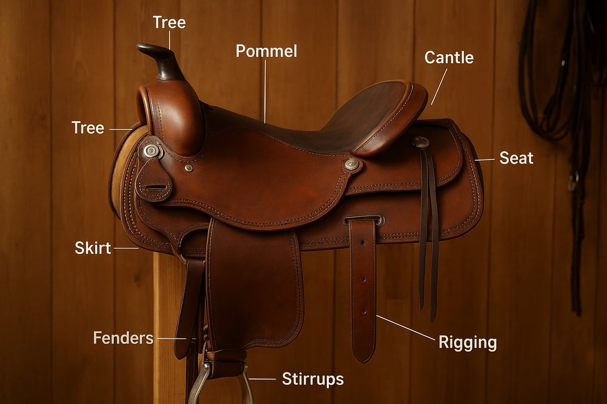 The Essential Anatomy of a Western Saddle