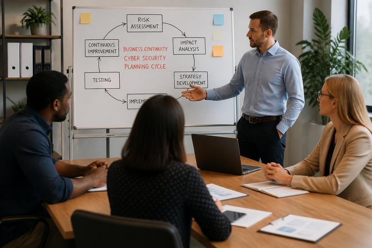 Business continuity planning workflow