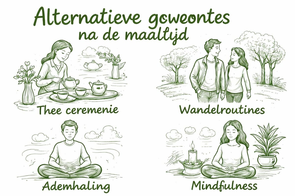 Rituelen na maaltijd zonder voedsel
