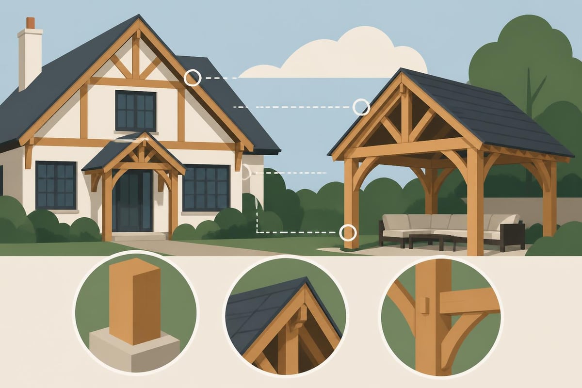 Garden frame design integration
