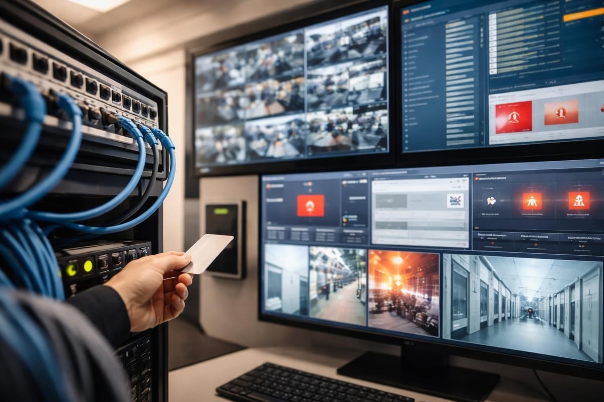 IP camera network integration