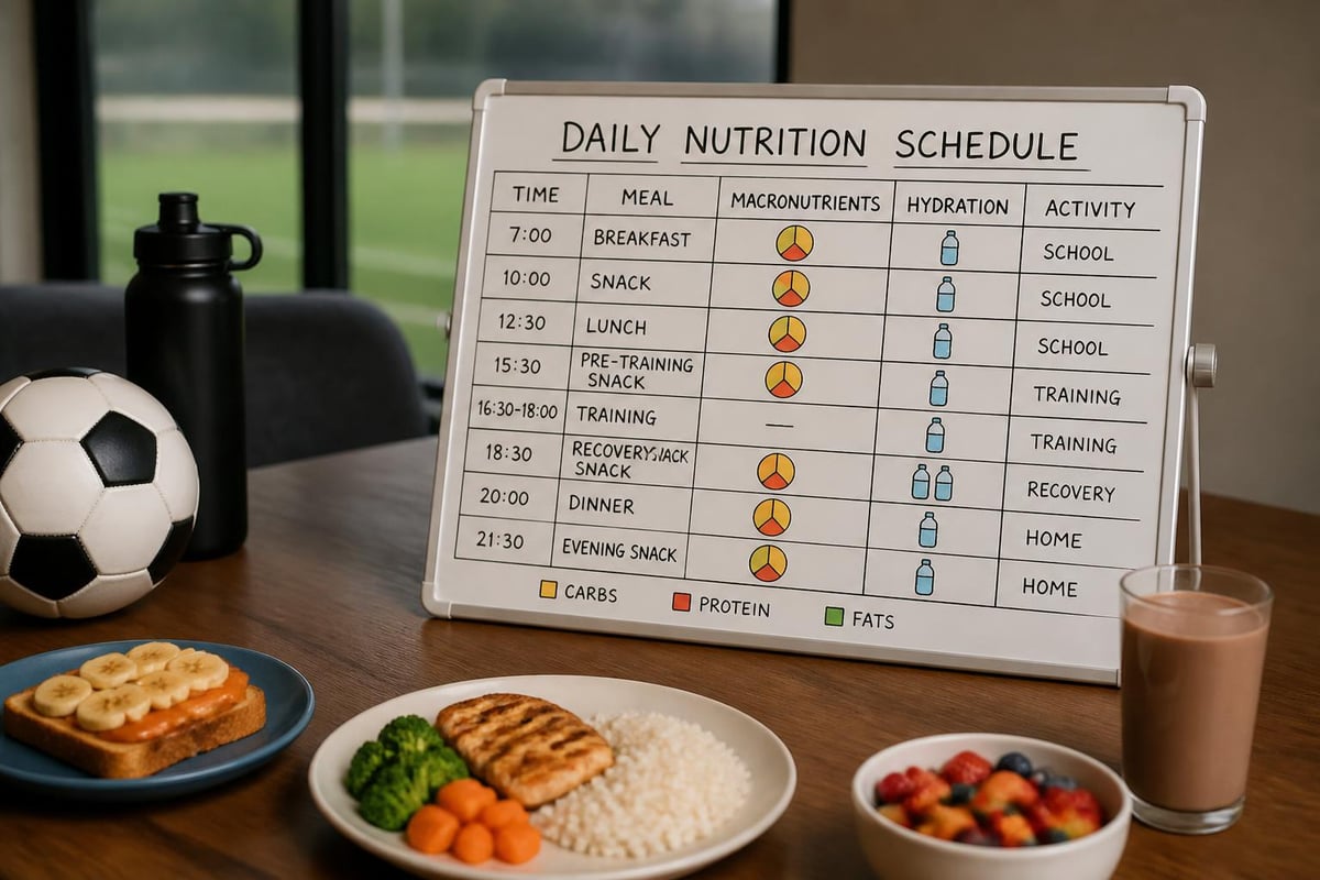 Nutrition timing for soccer performance