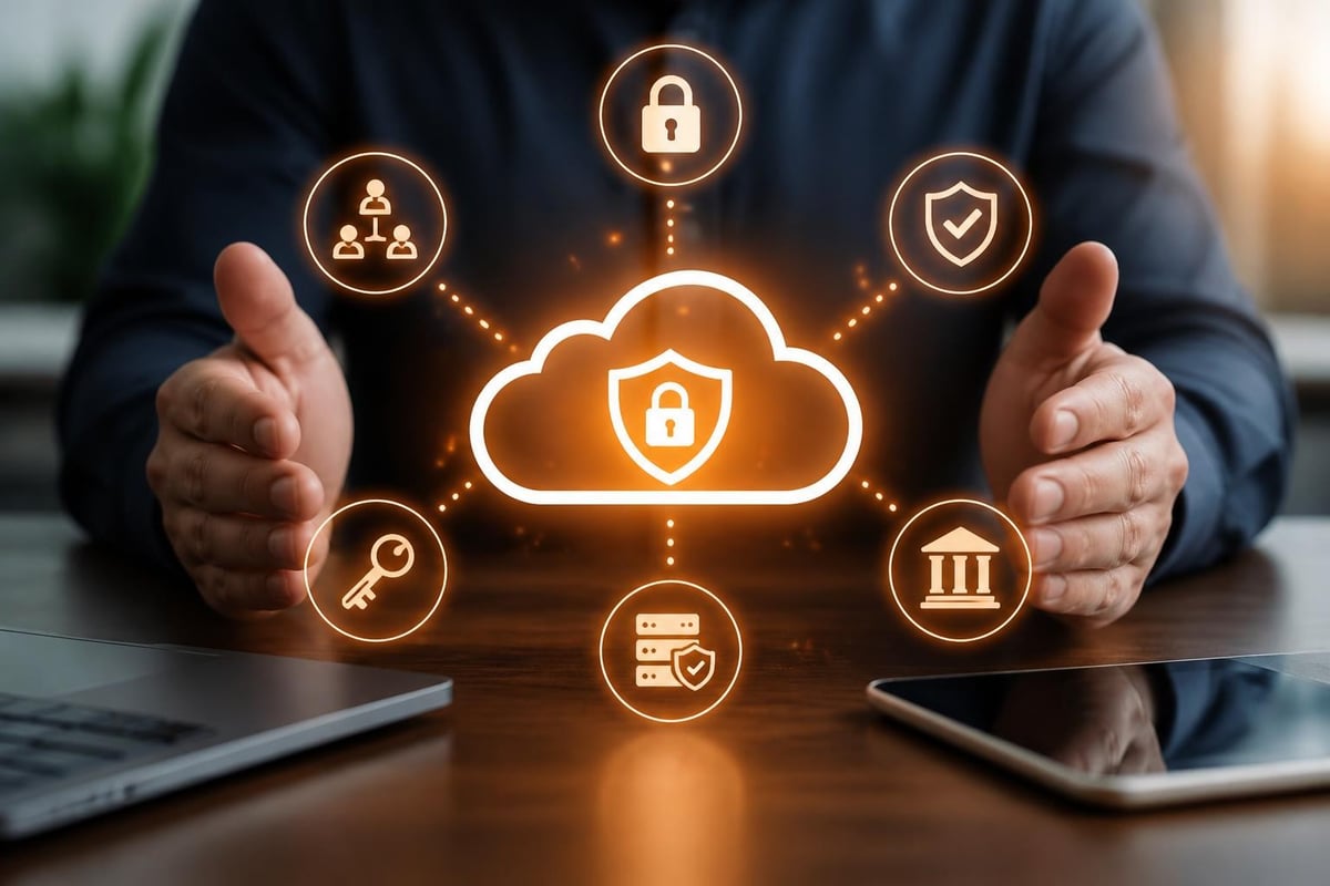 Cloud security architecture layers