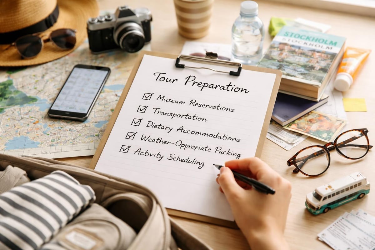 Stockholm tour preparation