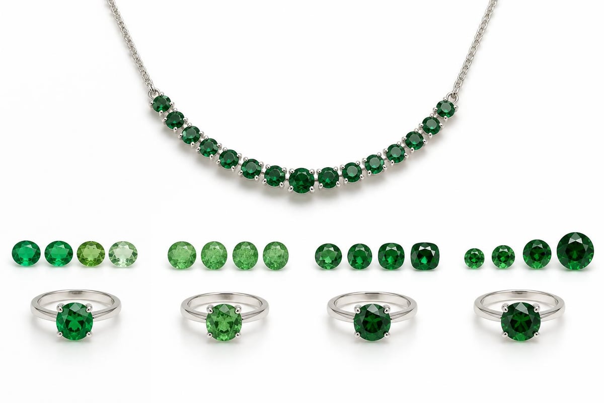 Green gemstone quality factors