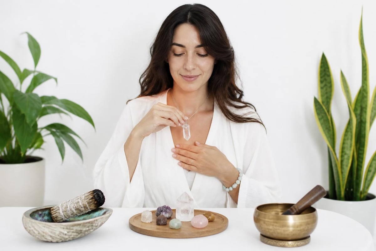 Crystal intention setting