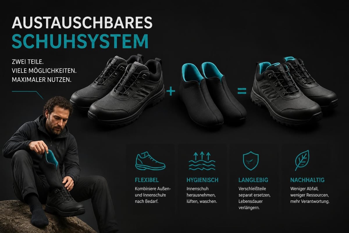 Modulares Schuhsystem Komponenten