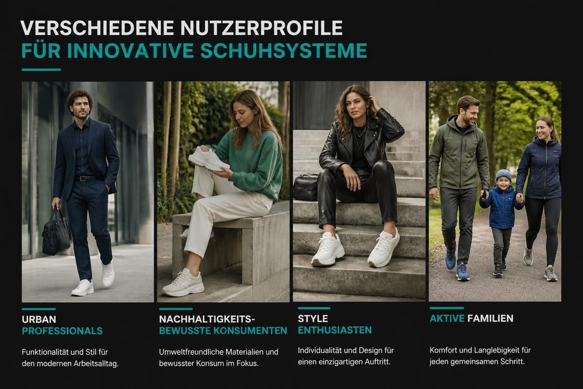 Zielgruppen modularer Schuhe