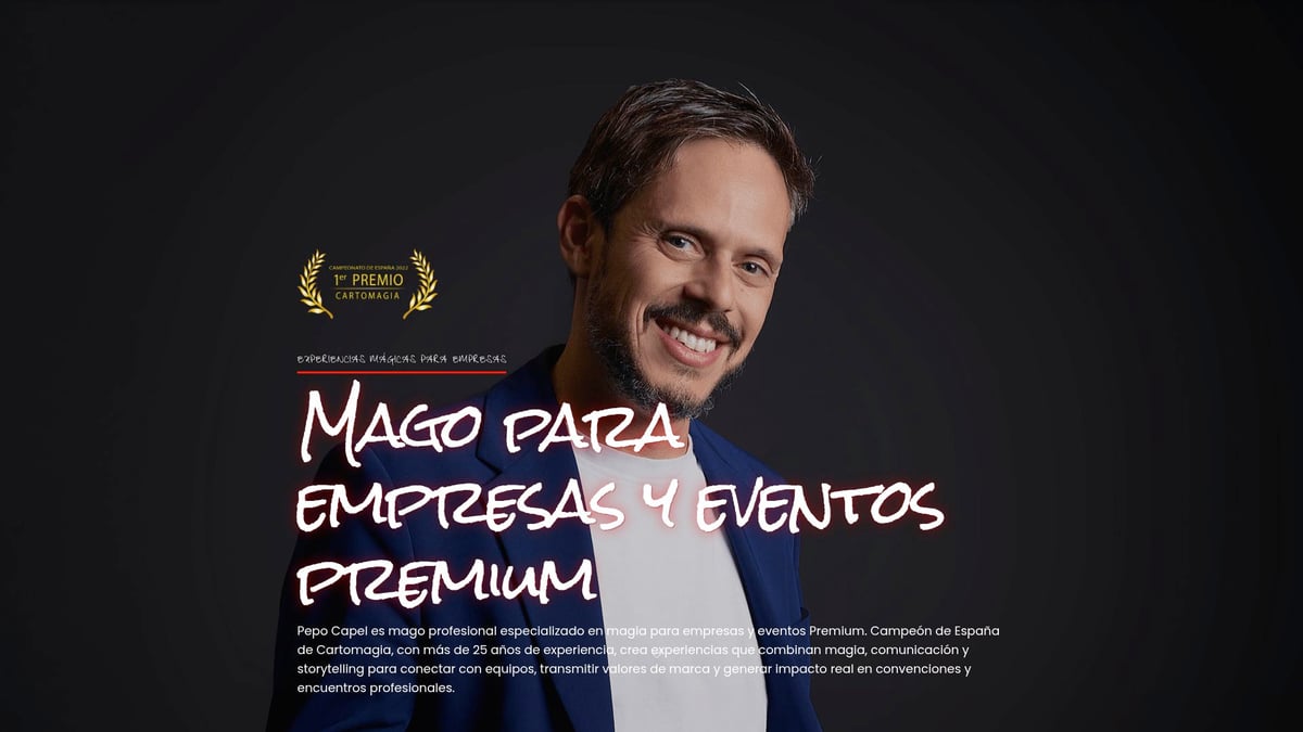 Guía Definitiva de Mago de Magia para 2026 - Pepo Capel – Magia Profesional para Empresas