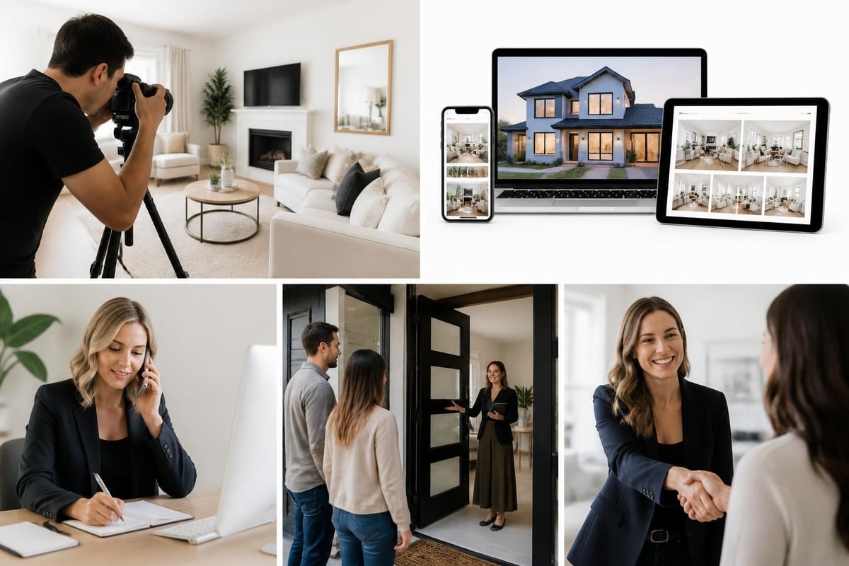 Professional property marketing workflow