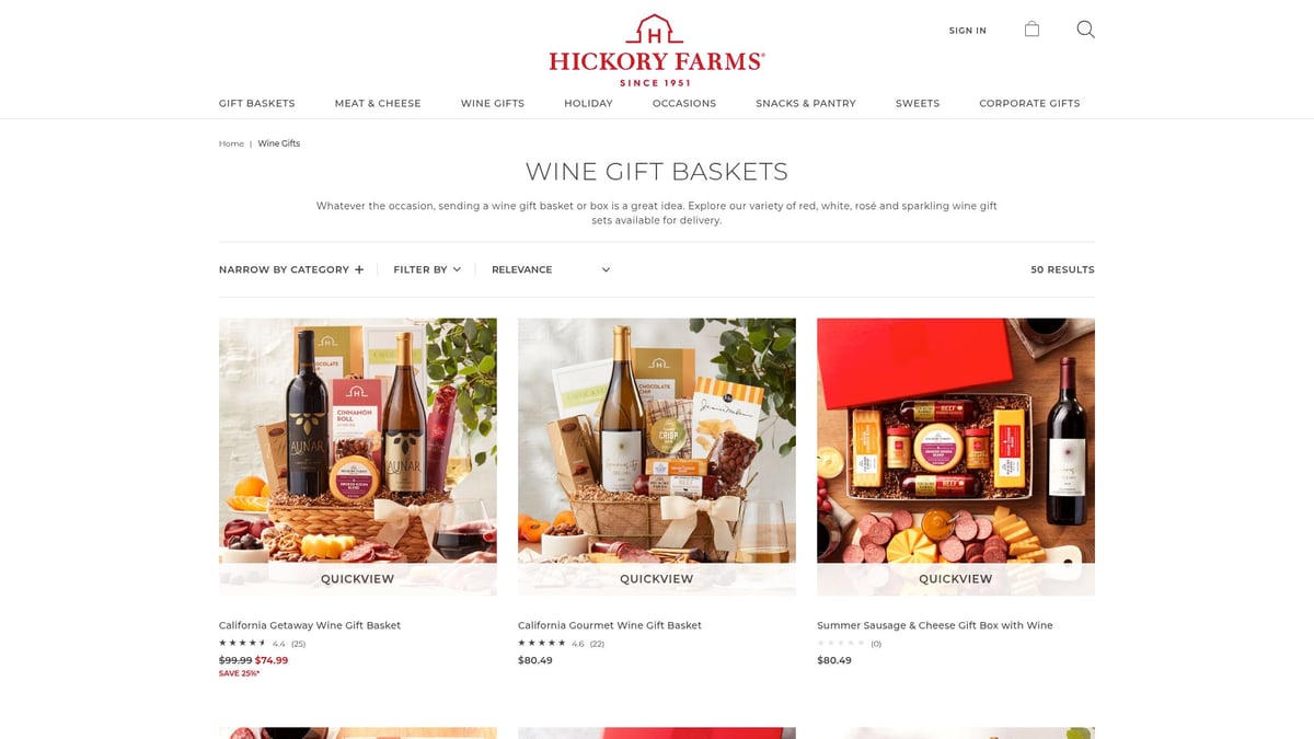 7 Best Food Gift Baskets to Delight Anyone in 2025 - Wine Gift Baskets by Hickory Farms