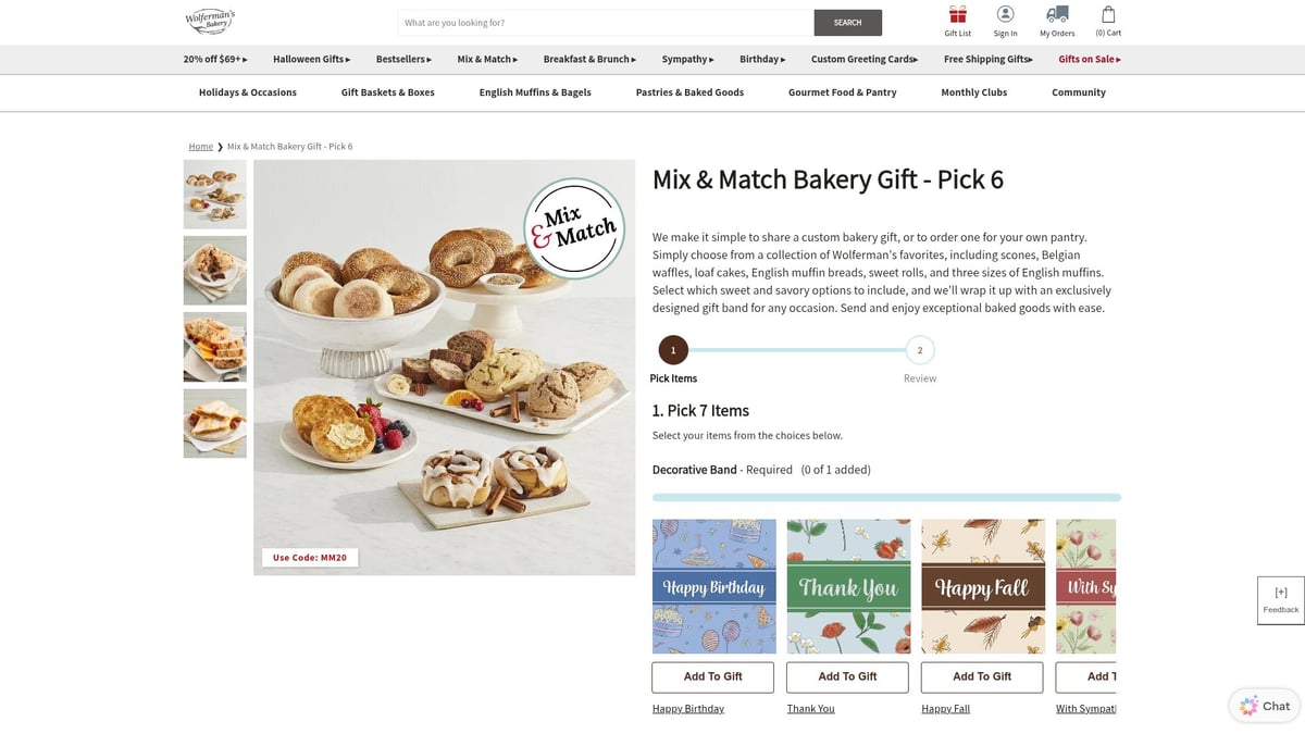 7 Best Food Gift Baskets to Delight Anyone in 2025 - Mix & Match Bakery Gift by Wolferman’s