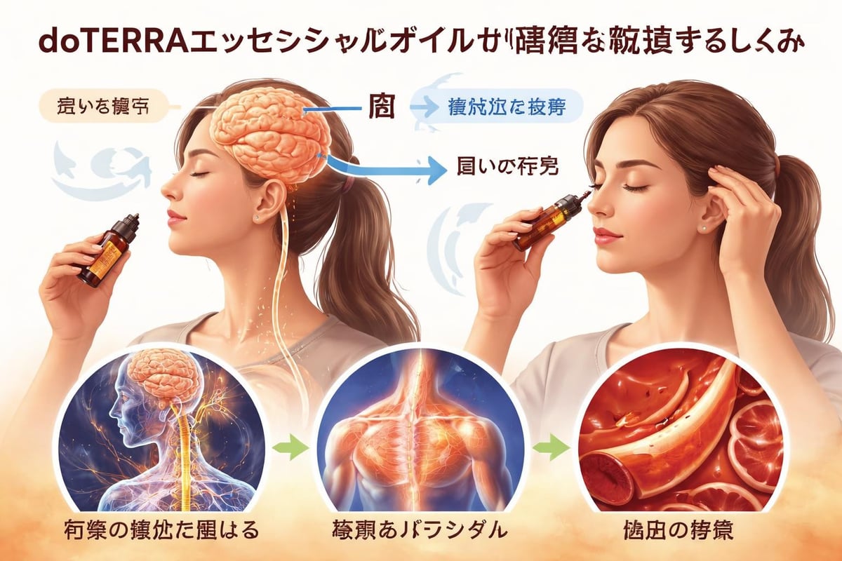 DoTERRA精油が頭痛緩和に作用するメカニズム