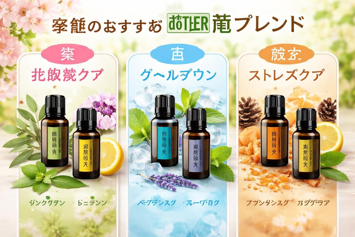 季節と頭痛タイプ別のdoTERRAブレンド