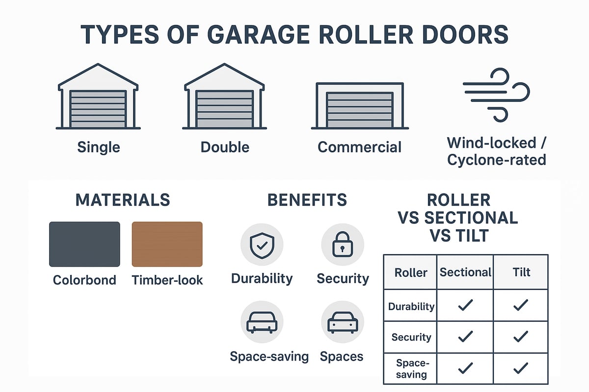 Understanding Garage Roller Doors: Types & Benefits