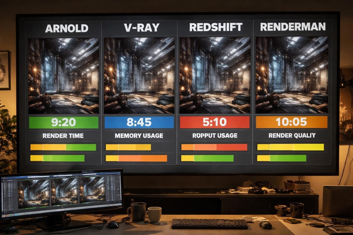 Maya renderer comparison
