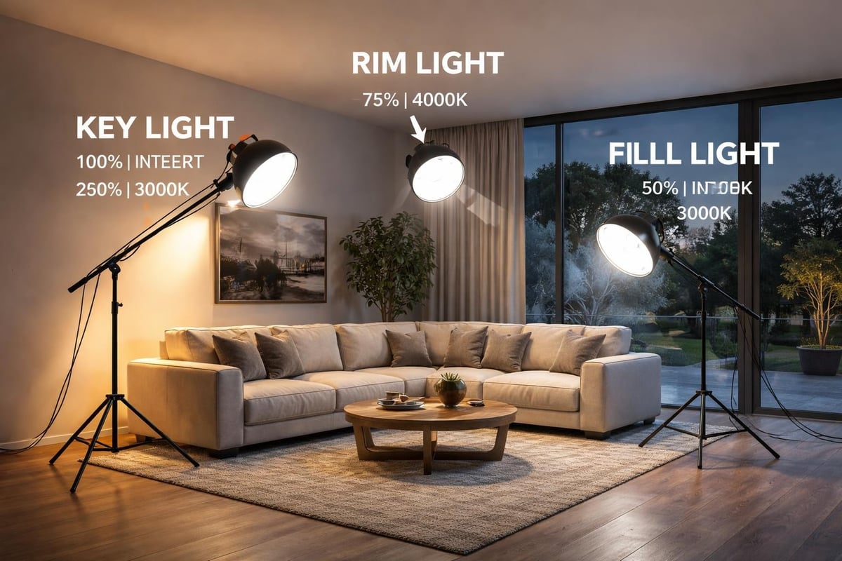 Lighting setup workflow