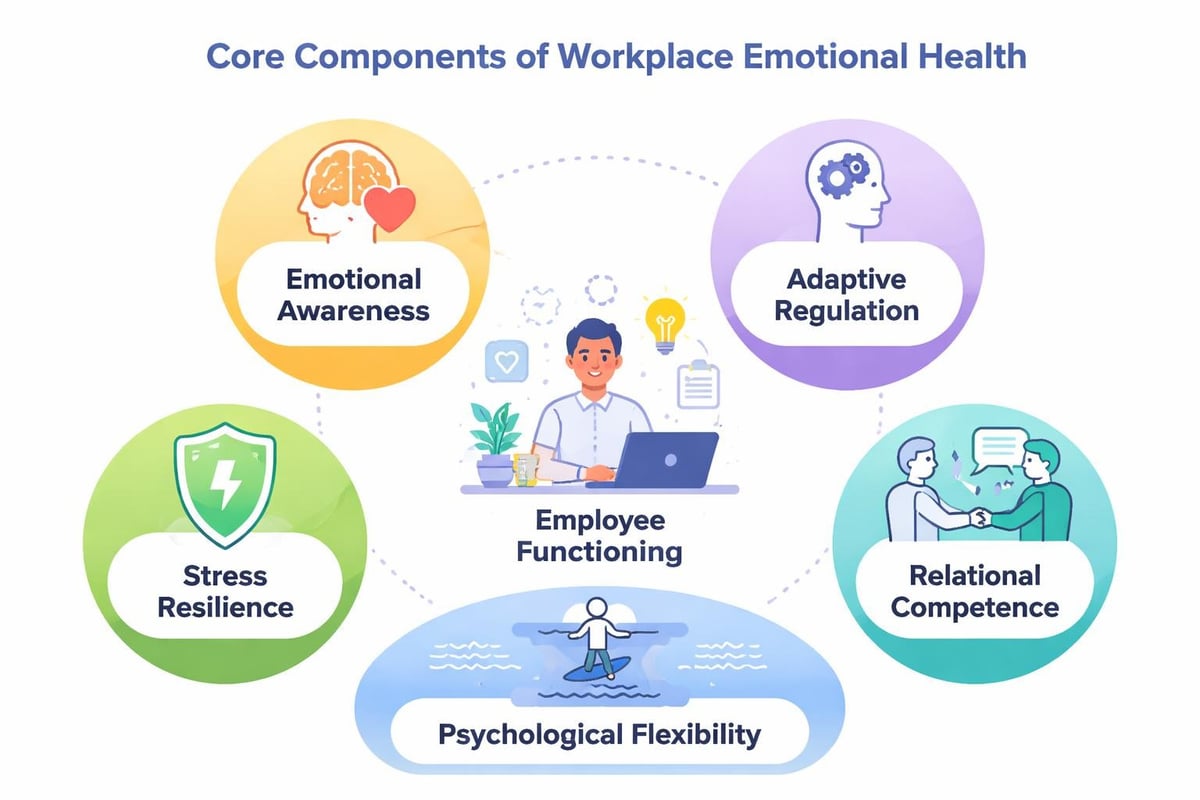 Emotional health components in workplace context