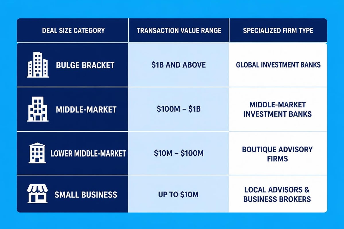 M&A market segmentation