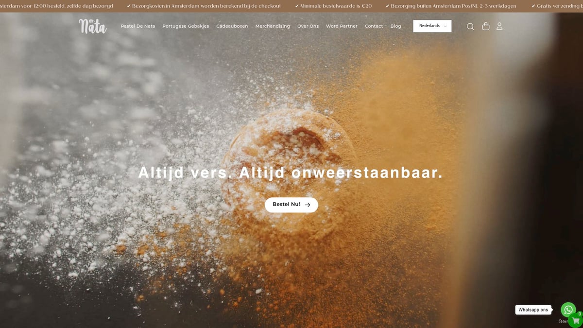 7 Must-Try Pastries in Amsterdam voor 2026 - Pastel de Nata van Mister Nata