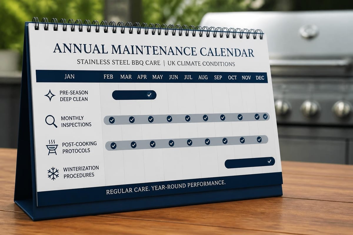 Stainless steel BBQ maintenance cycle