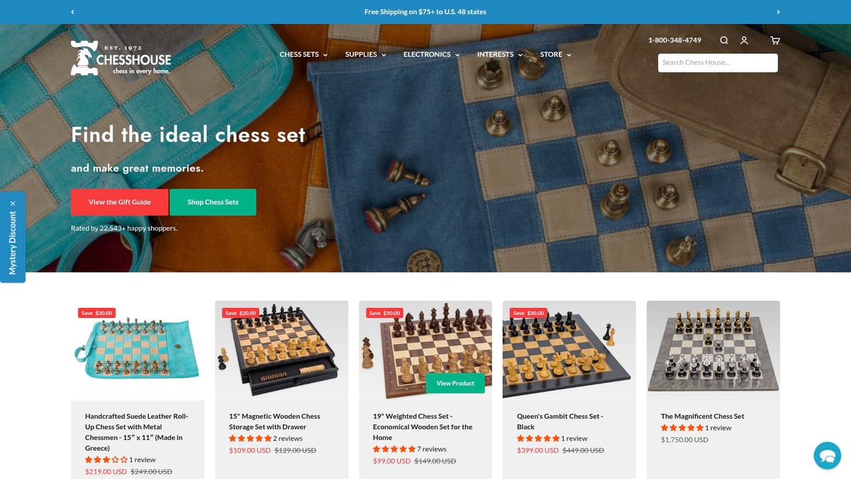 9 Amazing Chess Set Wooden Pieces Choices for 2026 - 4. Chess House Grandmaster Series Chess Set