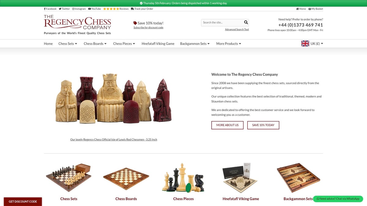 9 Amazing Chess Set Wooden Pieces Choices for 2026 - 5. Regency Chess Company Isle of Lewis Chess Set