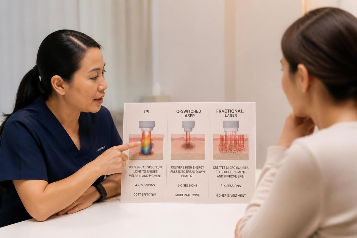 Laser treatment types comparison